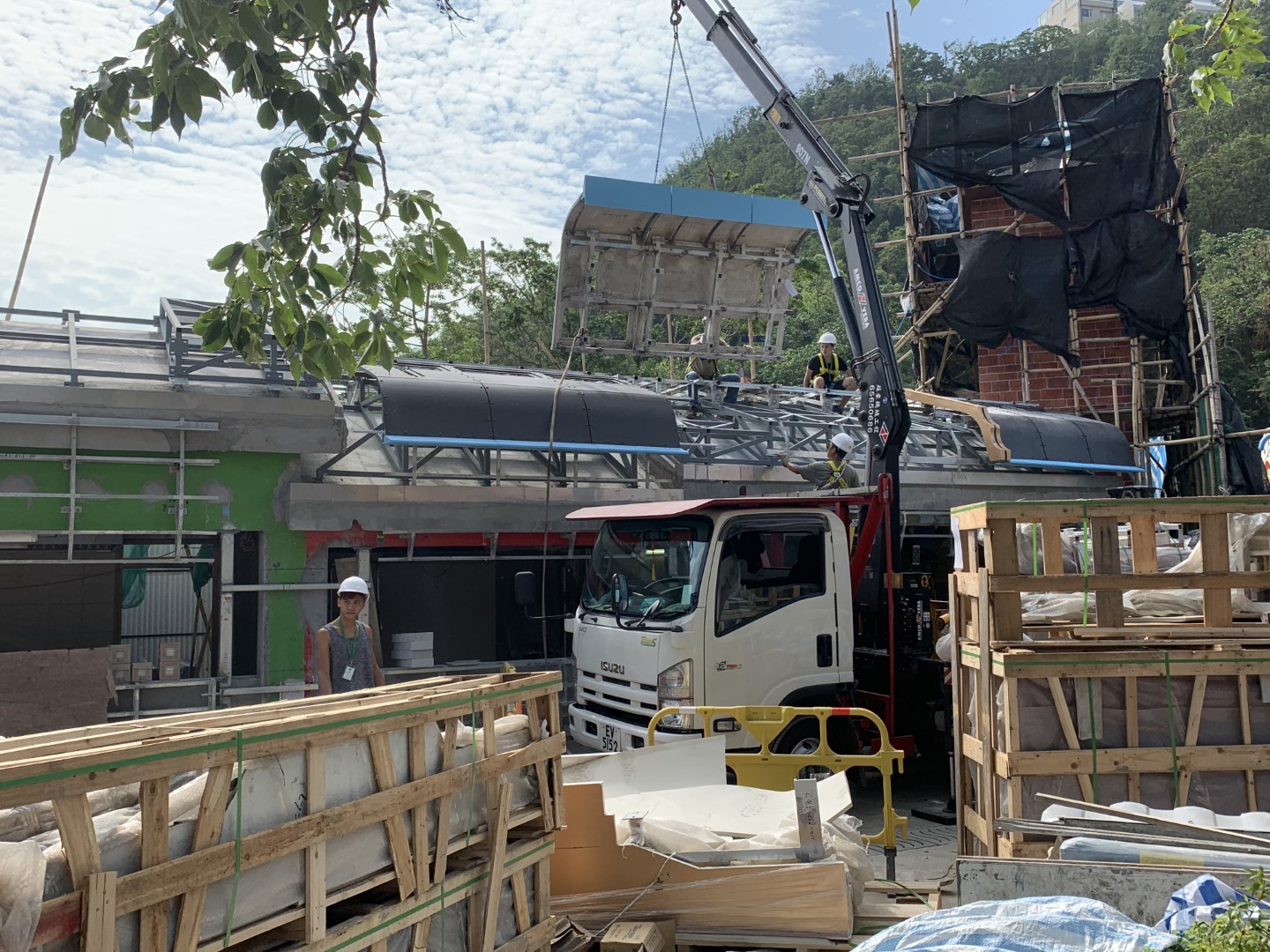 GRP facade hk installation